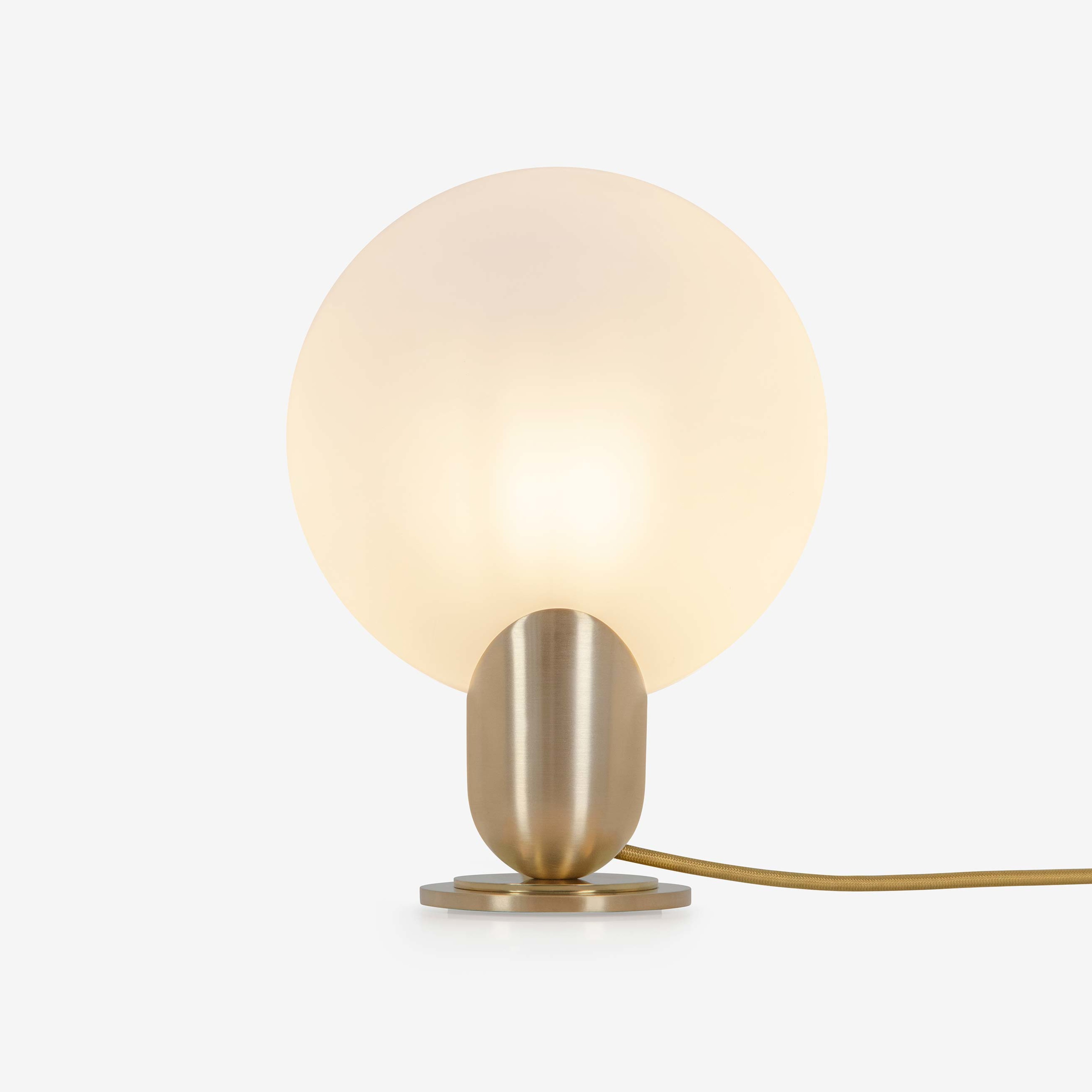 Collection The Urban Electric Company Table Regular Shown In Hewn Brass Finish With Polished Accents
